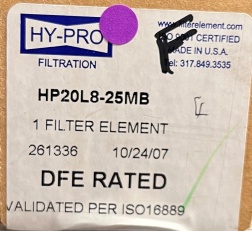 Hy-Pro HP20L8-25MB
