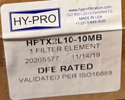 Hy-Pro Filter Element HPTX2L10-10MB
